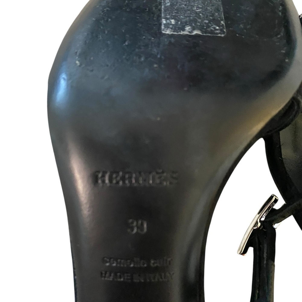 Elegant Black Strappy Heels - Picture 11 of 16